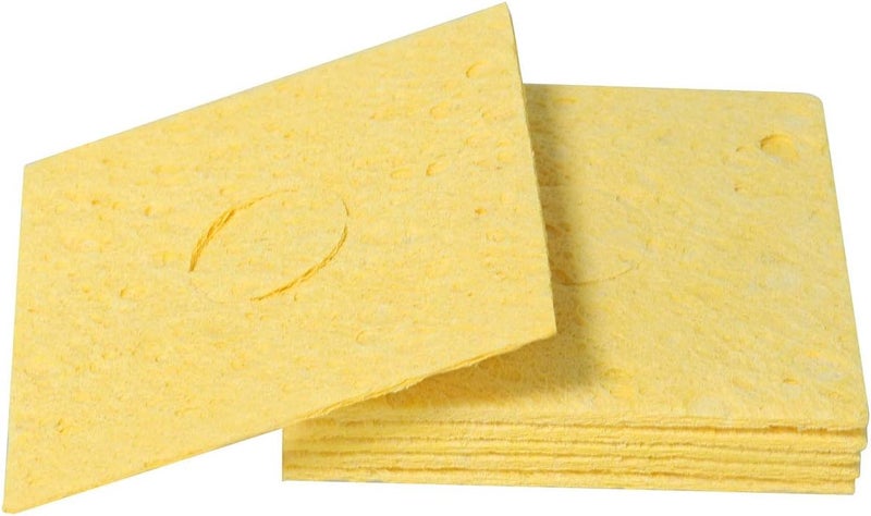 MEETOOT 6pcs Soldering Iron Cleaning Sponge 6x6cm Square Sponge High Temperature Sponge Welding Platform Sponge Welding Clean Pads - Image 5